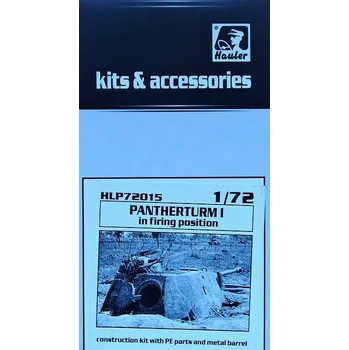 Plastikový model Hauler 1/72 Pantherturm I - firing position(resin kit)