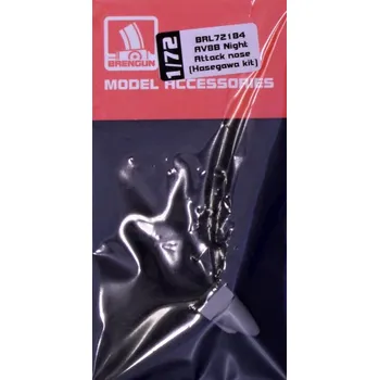 Plastikový model Brengun 1/72 AV8B - Night Attack nose (HAS)