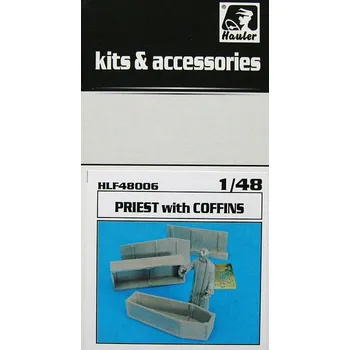 Plastikový model Hauler 1/48 Priest w/coffins (resin figure)