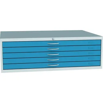 Kartotéka výkresová skříň A0, modrá + doprava zdarma