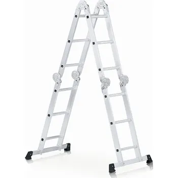 Žebřík Zarges ZARGES mnohoúčeový čtyřdílný žebřík profi 4x4 přičle + doprava zdarma