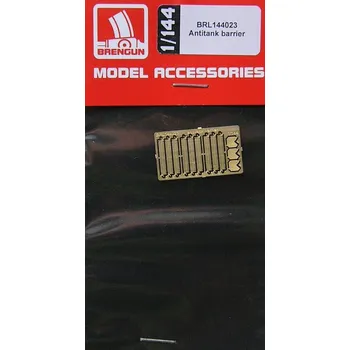 Plastikový model Brengun 1/144 Antitank barrier (PE set)