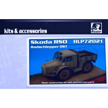 Plastikový model Hauler 1/72 Skoda RSO wheeled tractor (resin kit)