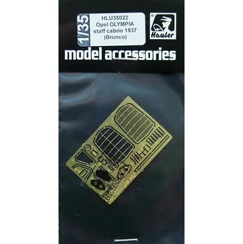 Plastikový model Hauler 1/35 Opel OLYMPIA staff cabrio 1937 (PE, BRONCO)