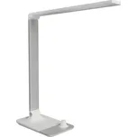 LED stolní lampa Panlux Master 10 W 500 lm 3000-5000 K s integrovanou bezdrátovou nabíječkou 5V/1A, bílá