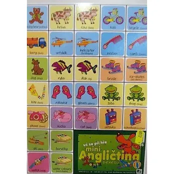 Pexeso Pexeso MINI ANGLIČTINA