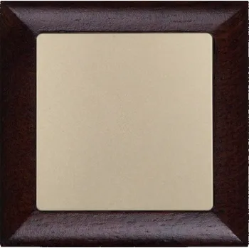 Stavebniny Timex Vypínač OPUS premium č.6 wenge kompletní - dřevěný rámeček