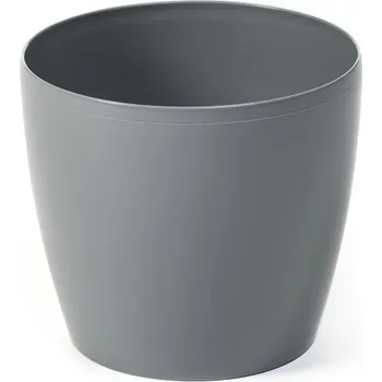 Květináč Plastový květináč Magnolia 180 mm, šedý (119658 007 LA203 MAGNOLIA šedá 180mm obal)