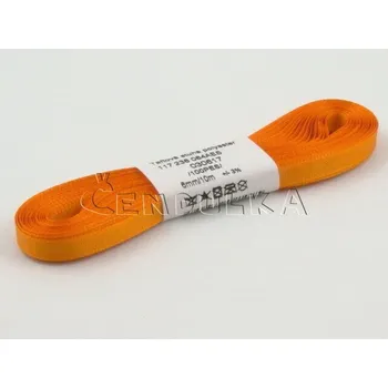 Stuha Stuha taftová 6mm oranžová