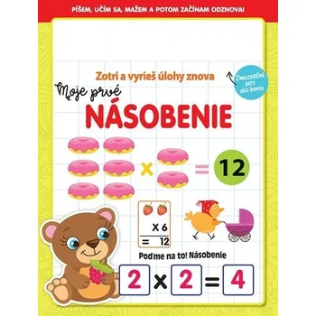 Moje prvé násobenie: Zotri a vyrieš úlohy znova Kniha