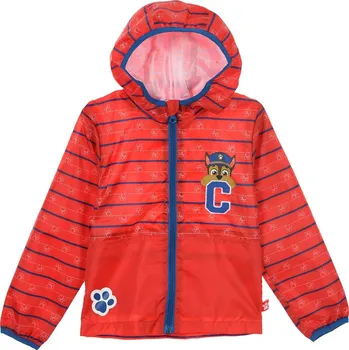 Chlapecká bunda Tlapková Patrola - červená chlapecká bunda Velikost: 104