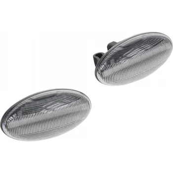 Směrový světlomet LED dynamické blinkry Peugeot/Citroën oranžové