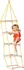 Woody Dětský provazový čtyřhranný žebřík 40 x 40 x 195 cm