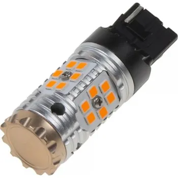 Povinná bezpečnostní výbava LED T20 (7440) oranžová, CAN-BUS, 12-24V, 24LED/3030SMD