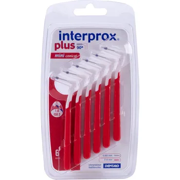 Mezizubní kartáček Interprox Plus Miniconical 0,6 mm červený 6 ks