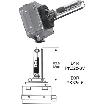 Autožárovka výbojka D3R 85V/35W Lucas - PK32d-6