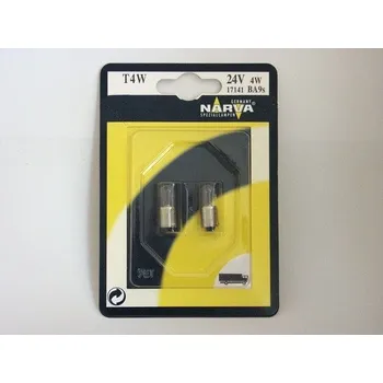 Autožárovka žárovka 24V 4W BA9s blistr 2ks Narva