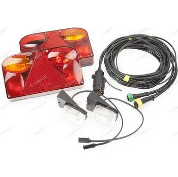 Auto elektroinstalace VAPOL Elektrokabeláž k vleku 7pin/5m se světly FT-88 SET