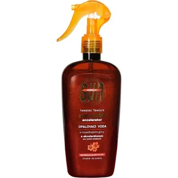 Přípravek na opalování Vivaco Sun Vital Opalovací voda s rozjasňujícími glitry 300 ml