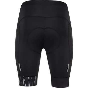 Cyklistické kalhoty FORCE Kraťasy F SHINE do pasu s vložkou,černé Velikost: XL