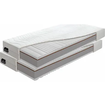 Matrace BENAB KING matrace dvojité tuhosti (2 ks) 85x200 cm Pratelný potah SILVER