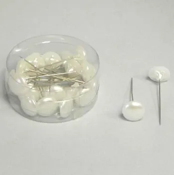 Srdíčko špendlík 7,5x3,5cm s/24 bílá (H50-A1065W)