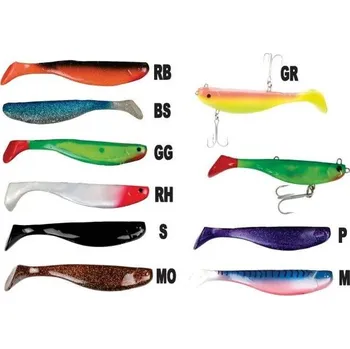 Umělá nástraha Aquantic nástraha Deep Diver 2 trojháčky 23 cm 400 g vzor GG