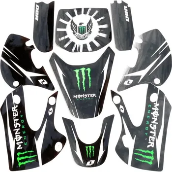 Polep vozidla pitbike polepy na plasty KZ Monster