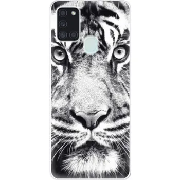 Pouzdro na mobilní telefon Odolné silikonové pouzdro iSaprio - Tiger Face - Samsung Galaxy A21s