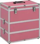 vidaXL kosmetický kufřík růžový