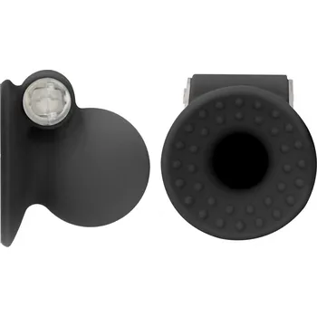 Ouch! Vibrating Nipple Suckers Black