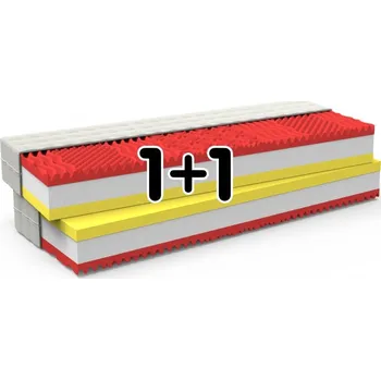 Matrace MPO MEMORY COMFORT matrace s línou pěnou (2 ks) 80x200 cm Pratelný potah Medico