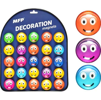 Dekorativní magnet MFP magnet dekorační kulatý 3,5cm mix č.10 4200284