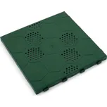Zelená plastová terasová dlažba Linea Easy (plástev) - délka 39 cm, šířka 39 cm, výška 2,65 cm - 80070015