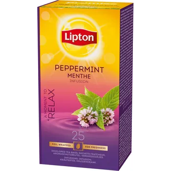 Čaj Lipton Peppermint bylinný čaj 25 ks