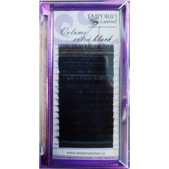 Péče o řasy a obočí Řasy objemové extra černé VOLUME EXTRA BLACK-MIX délek 7-14 EMPORIO Lashes