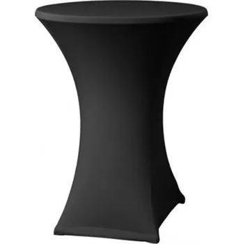 Zahradní stůl DENA Elastický potah ONYX PRO na koktejlové stoly Ø 80-85 cm, 210 g/m², Černá _023295