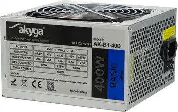 Počítačový zdroj Akyga ATX 400W Basic (AK-B1-400)