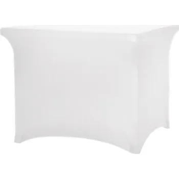 Jídelní stůl ZOWN Elastický potah na hranatý cateringový stůl 92 x 92 cm, Bílá SPTT-00289