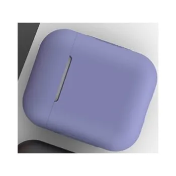 Sluchátka Silikonové pouzdro pro Apple AirPods světle fialová