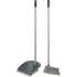 NC Home Smetáček a lopatka na tyči stříbrná