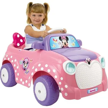 Dětské elektrovozidlo Feber Minnie 6 V růžové