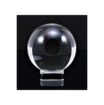 Koule křišťálová skleněná s podstavcem 50 mm