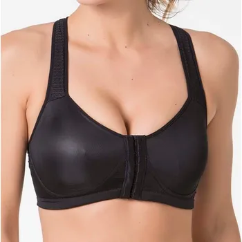 Podprsenka Selmark - Basic podprsenka bez kostic vysoká nevyztužená black 70E SC182