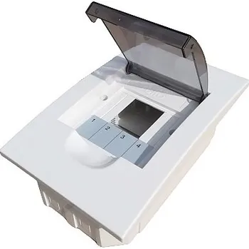 Rozvaděč Elektrický rozvaděč SEZ STI605-4 4M modulový pod omítku transparentní dvířka (SEZ STI605-4)