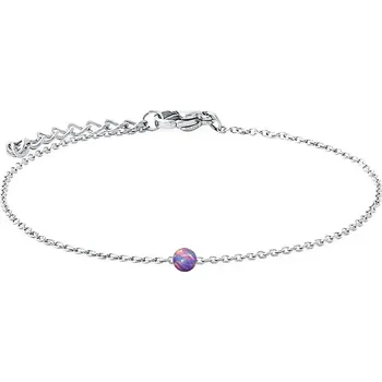 Náhrdelník NUBIS® Ocelový náramek s opálem - kulička 5 mm - NBP74-OP38