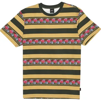 Pánské tričko huf Pánské triko monarch stripe knit camel