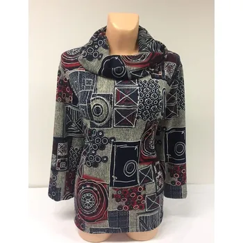 Dámský svetr Pulovr s rolákem KATIPA, Barva Jako na obrázku 2, Velikost XL 44, Materiál 85%Viskoza 13%Akryl 2%Lycra