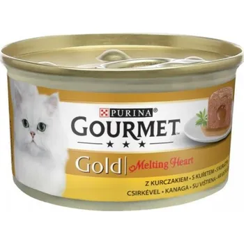 Krmivo pro kočku Purina Gourmet Gold konzerva Melting Heart Chicken 85 g