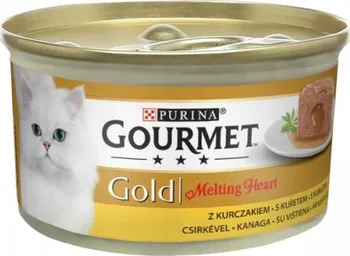 Krmivo pro kočku Purina Gourmet Gold konzerva Melting Heart Chicken 85 g